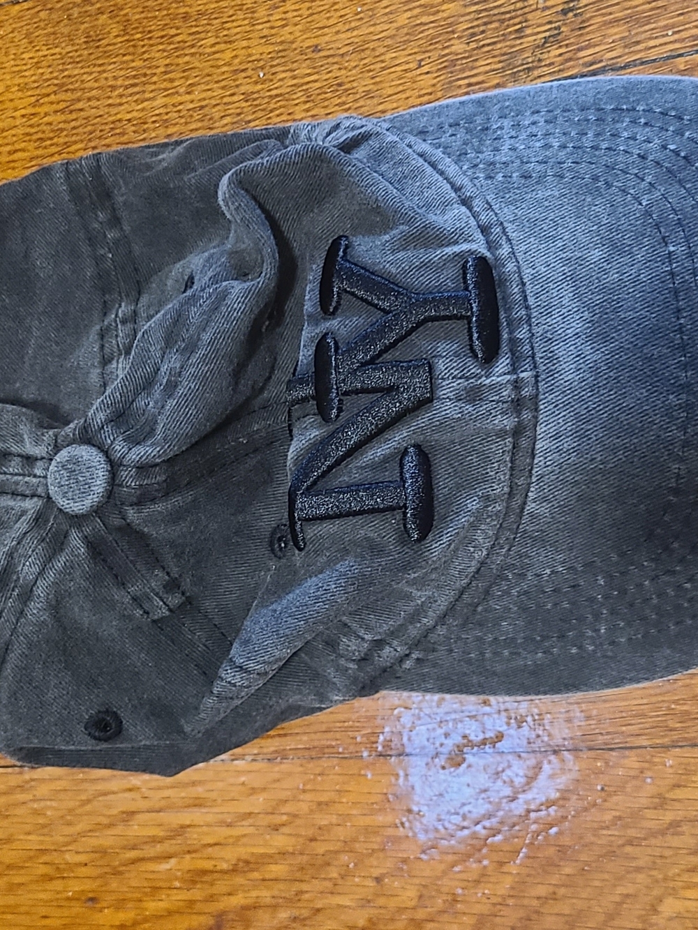 New Era Black NY Embroidered Baseball Cap